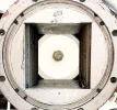 C-band lnb birds eye view into prodelin Circ poloriser through to dish centre.JPG C-band lnb birds eye view into prodelin Circ poloriser through to dish centre.JPG