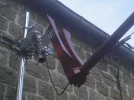 Close up of dish mount and lnb arm.webp