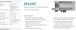 DekTec   DTA 2107   Multi Standard L Band Modulator for PCIe.webp
