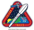 Official SpaceX Thales mission patch..webp Official SpaceX Thales mission patch..webp