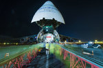 EUTELSAT 8 West B satellite lands in Kourou spaceport.jpg